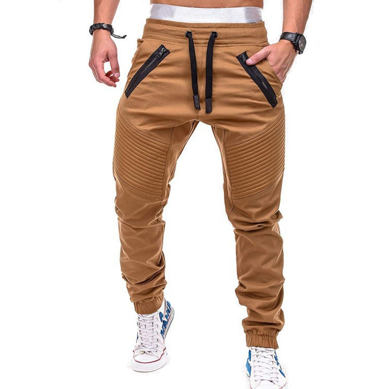 Men's Joggers Trousers Breathable Elastic Sport Jogging Pants