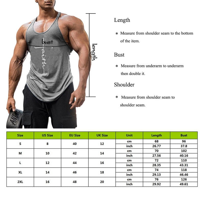 Gym Tank Top Men Fitness Clothing