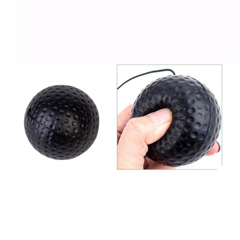 Boxing Speed Ball Head-mounted PU Punch Ball MMA Sanda Training Hand Eye Reaction Home Sandbag Muay Thai Boxeo Fitness Equipment