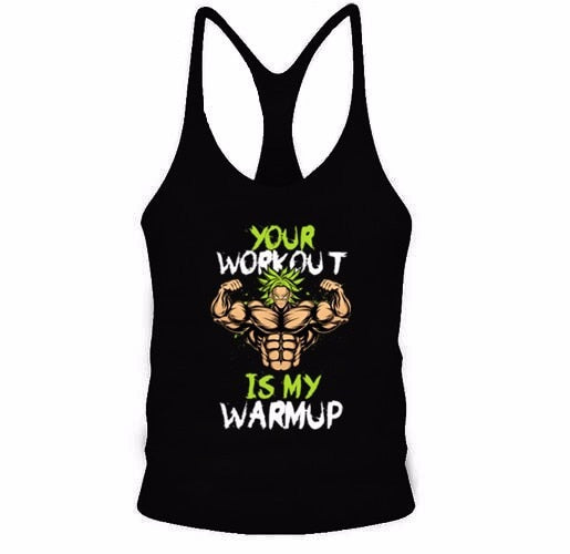 Sleeveless Bodybuilding Shirt workout stringer