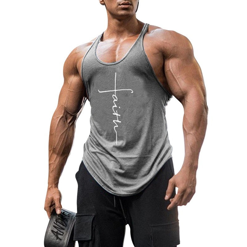 Gym Tank Top Men Fitness Clothing