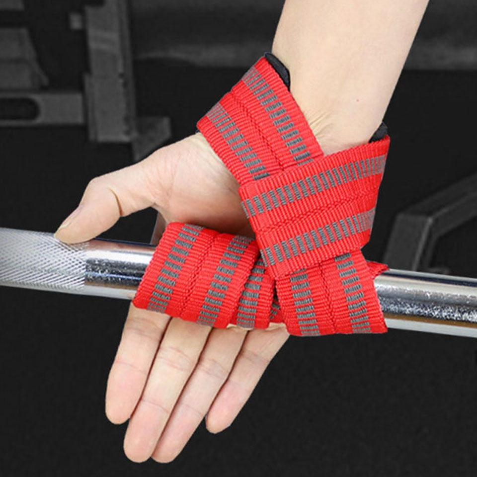 Loogdeel Weight lifting Wrist Straps Fitness Bodybuilding Training Gym CrossFit lifting straps with Non Slip Flex Gel Grip