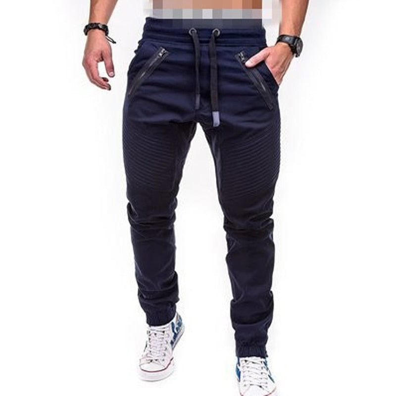 Men's Joggers Trousers Breathable Elastic Sport Jogging Pants