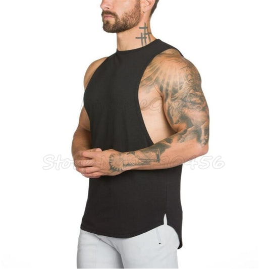 Men Fitness Singlet Sleeveless Shirt