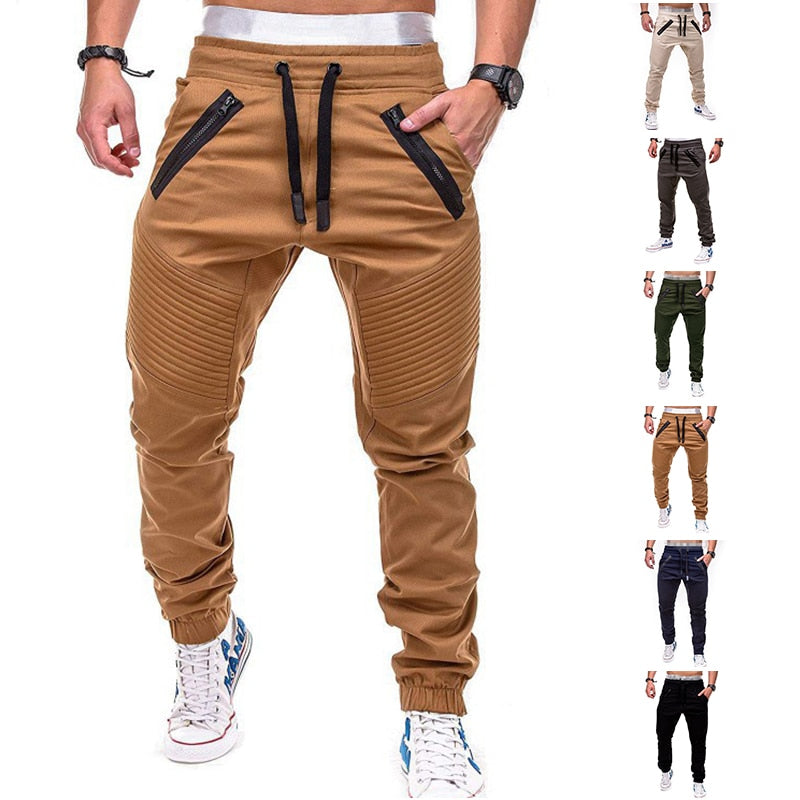 Men's Joggers Trousers Breathable Elastic Sport Jogging Pants