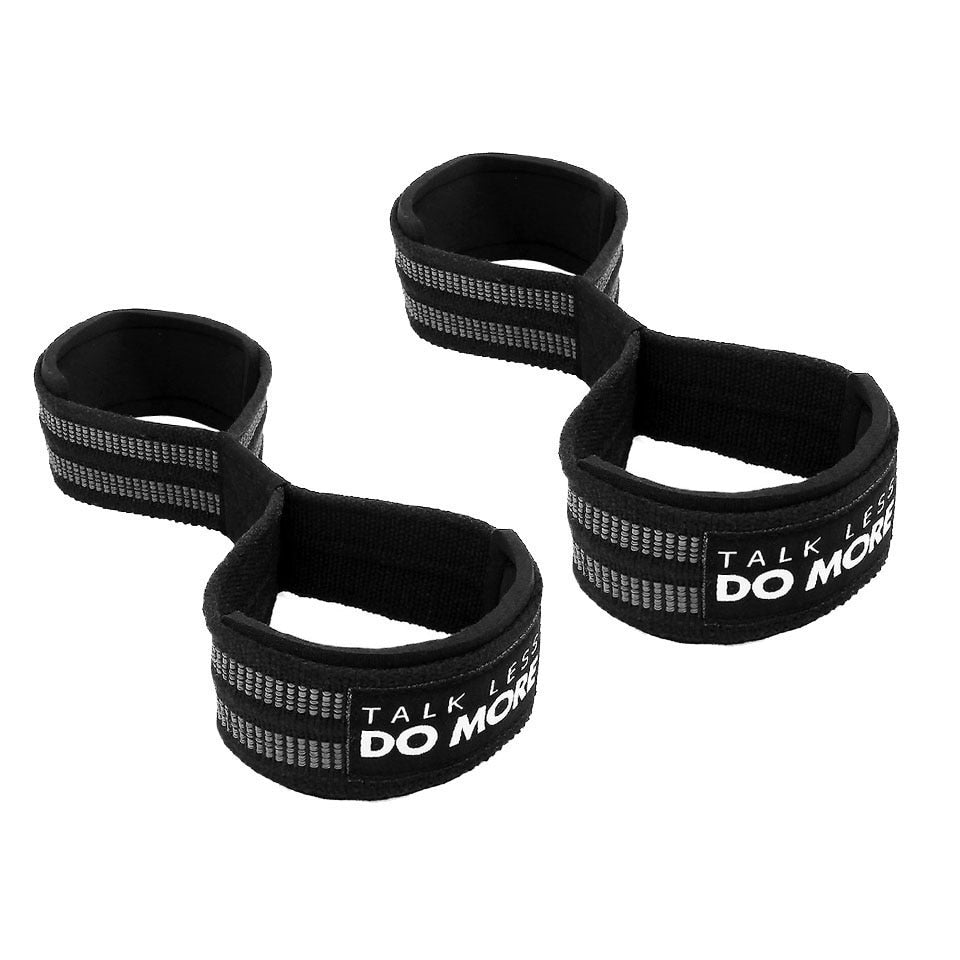 Loogdeel Weight lifting Wrist Straps Fitness Bodybuilding Training Gym CrossFit lifting straps with Non Slip Flex Gel Grip