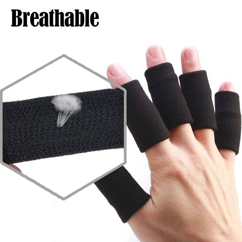 10 Pcs Finger Sleeve Support Thumb Brace Protector