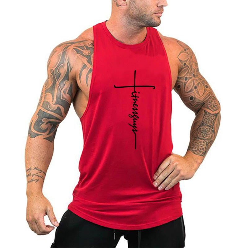 Mens tank tops shirt gym