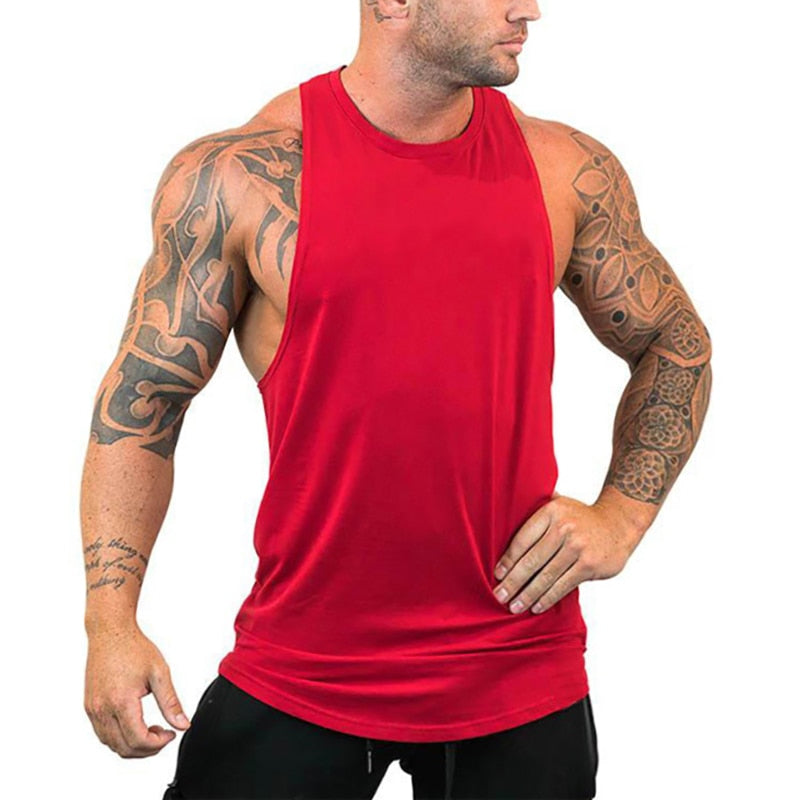 Mens tank tops shirt gym