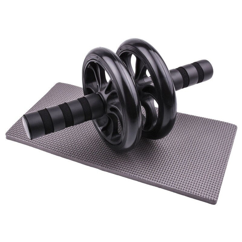 AB Roller Non-slip Tire Pattern Fitness Gym Exercise Abdominal Wheel