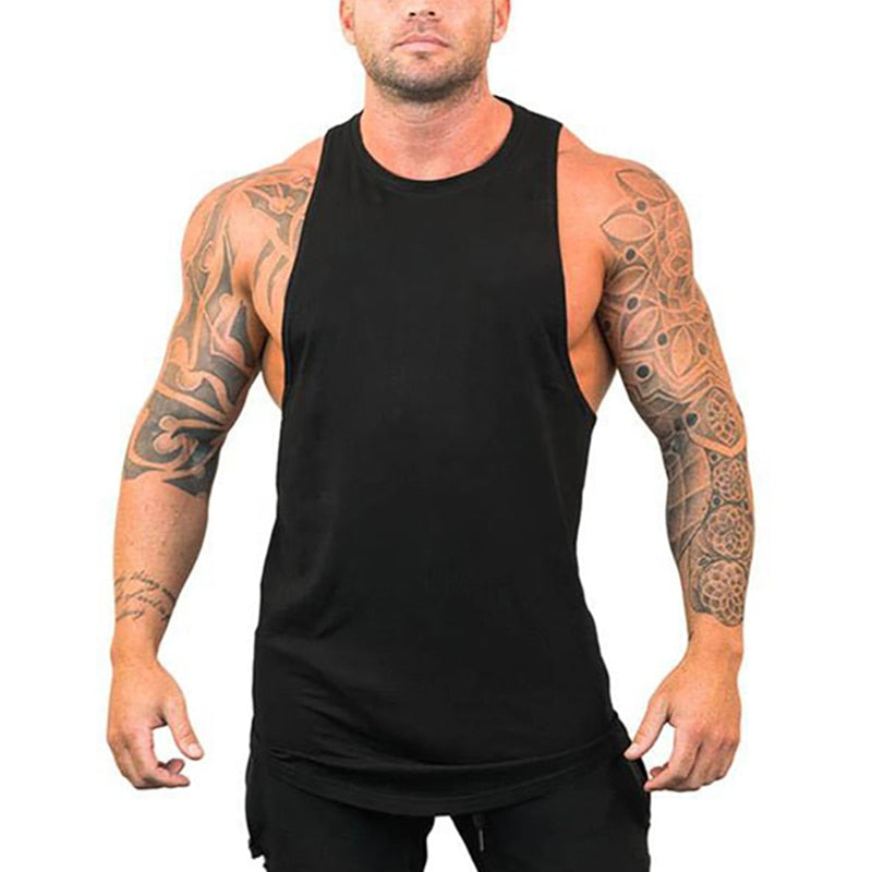 Mens tank tops shirt gym