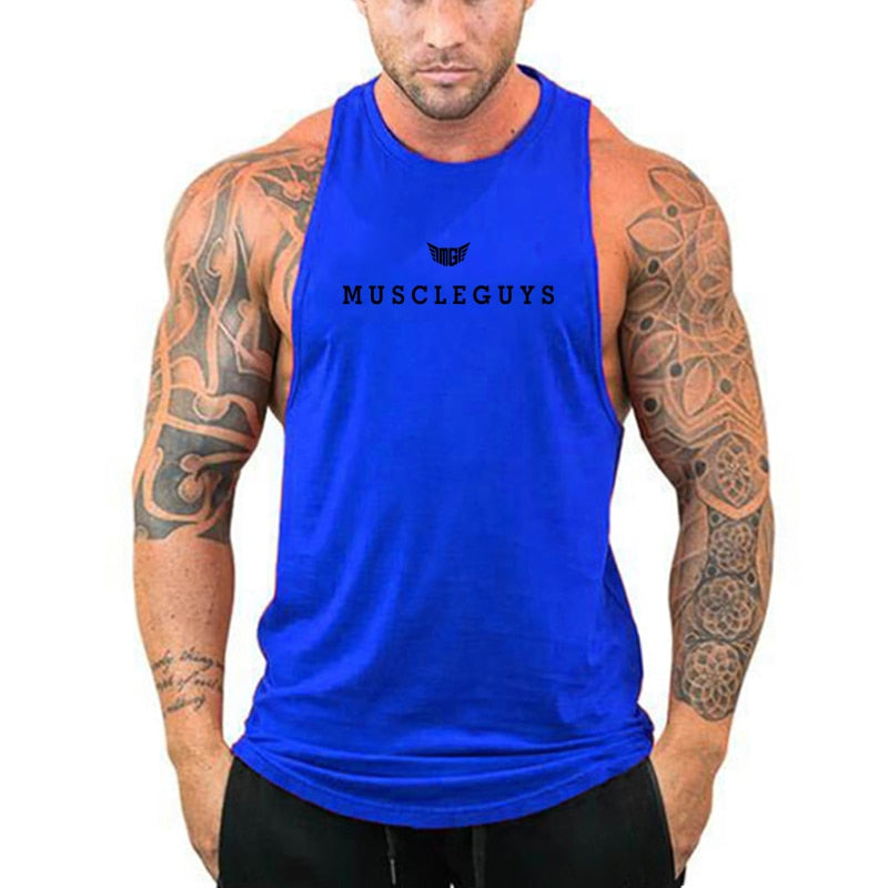 Mens tank tops shirt gym