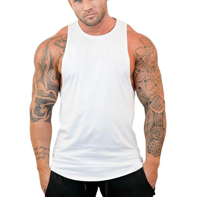 Mens tank tops shirt gym