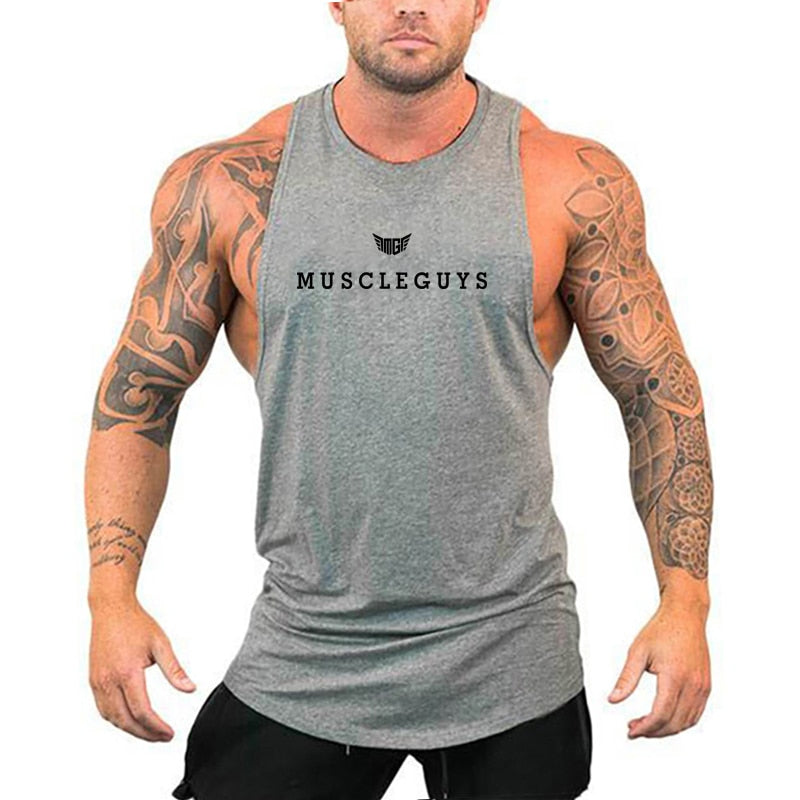 Mens tank tops shirt gym