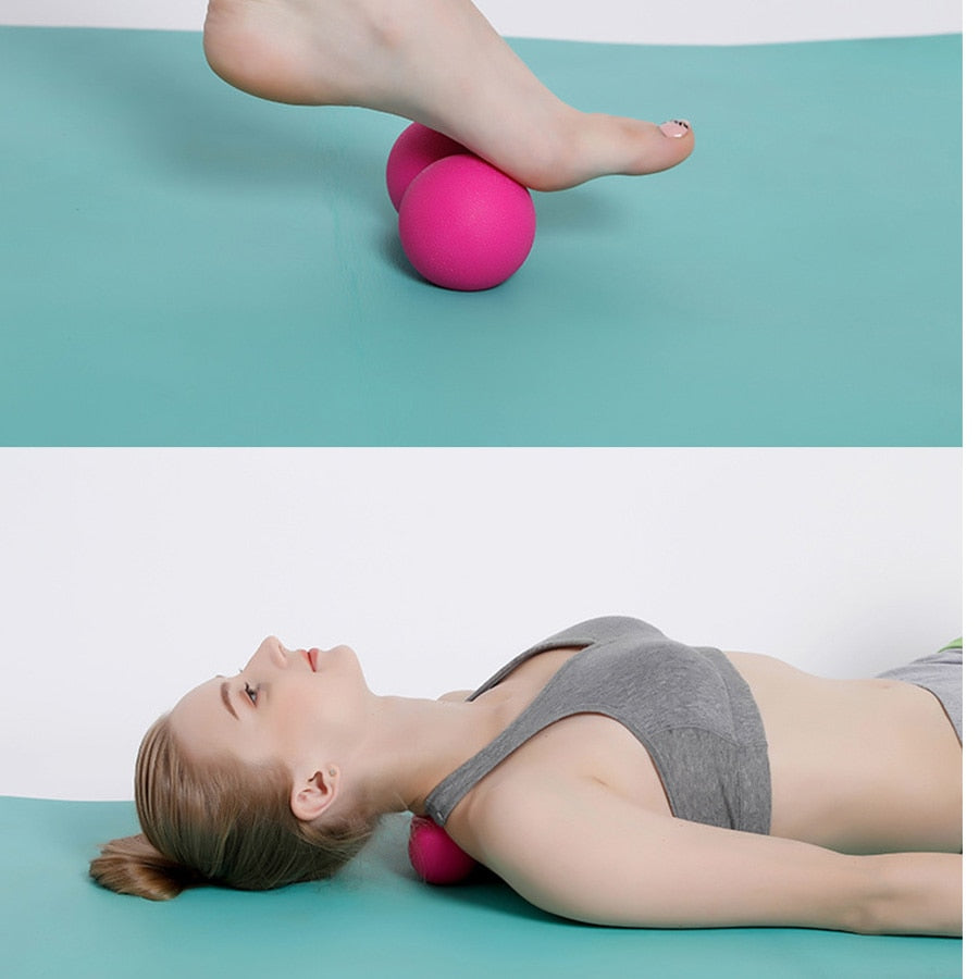 Block Roller Peanut Ball Set Block Peanut Massage